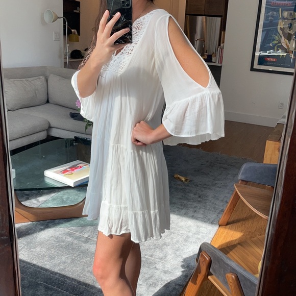 French connection boho summer Castaway Lace Dress - Picture 7 of 8